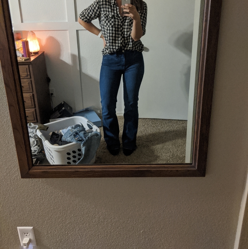 Madewell Flea Market Flare Wide Leg Jeans